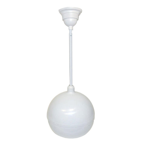 Pyle 100 Watt 6.5'' Ceiling Hanging Mount Ball Pendant Speaker (White)