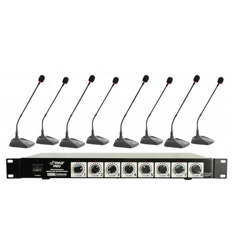 Pyle Professional conference Desktop VHF Wireless Microphone System