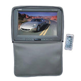 Pyle Adjustable Headrests w/ Built-In 11'' TFT/LCD Monitor W/IR Transmitter &amp; Cover (Gray)