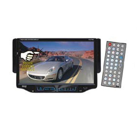 PYLE PLD7MU 7" Single DIN TFT Touch Screen DVD/VCD/CD/MP3/CD-R/USB/SD/AM/FM/RDS Receiver