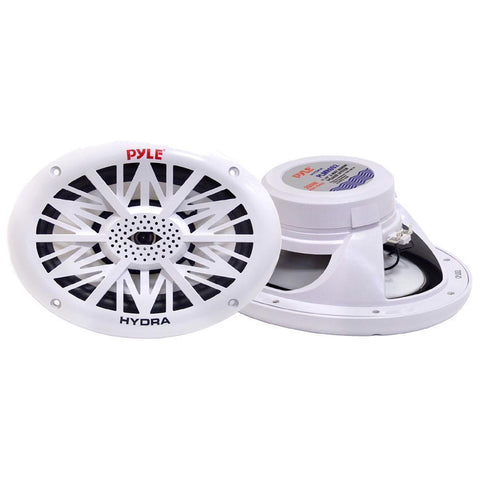 Pyle  260 Watts 6'' x 9'' 2 Way White Marine Speakers
