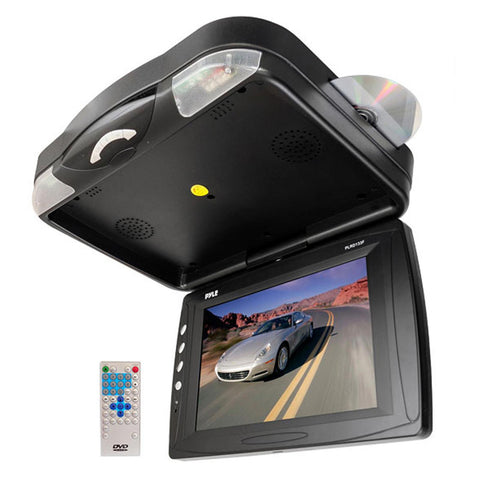 PYLE PLRD133F 12.1-Inch Roof Mount TFT LCD Monitor with Built-In DVD Player