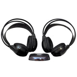 One Pair Wireless Infrared Stereo Headphones with Transmitter