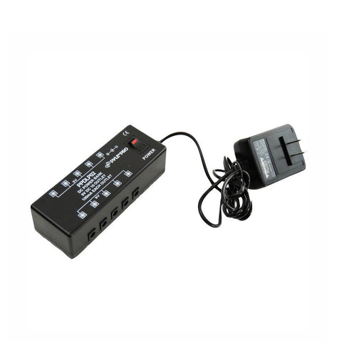 Pyle DC Pedal&nbsp;Board&nbsp;Power Supply For Up To 10 Guitar Effects Pedals At 9 Volts
