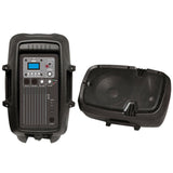 PylePro - PPHP803MU - 8'' 600 Watt Powered Two-Way PA Speaker with MP3/USB/3.5mm Input