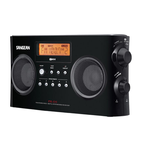 Sangean FM-Stereo RDS (RBDS) / AM Digital Tuning Portable Receiver- Black