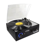 Pyle Multifunction Turntable with MP3 Recording, USB-to-PC, Cassette Playback