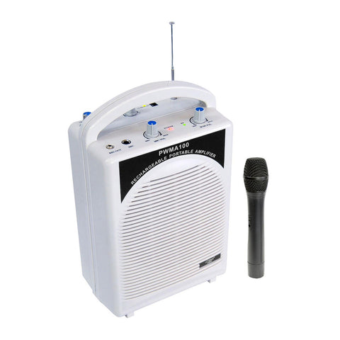 Pyle Rechargeable Portable PA System with Wireless MIC