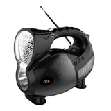QFX AM/FM/SW 1-9 Radio with USB/SD and LED Flashlight