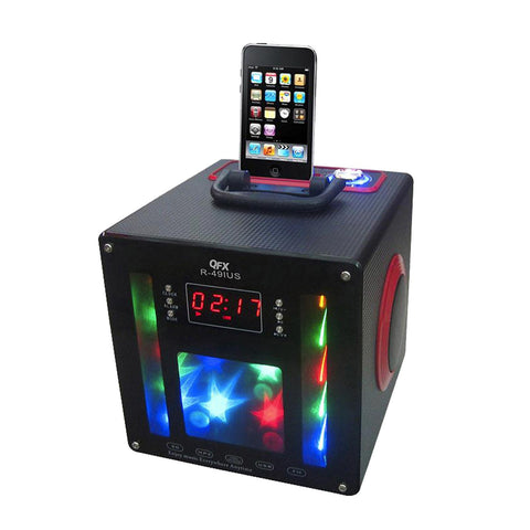 QFX FM Radio With USB/SD Port And iPod Connector