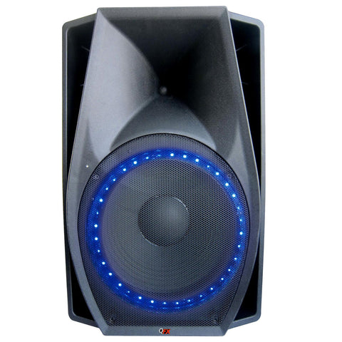 QFX Speaker Built-In Amplifier LED Light