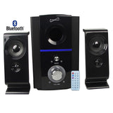Supersonic 2.1 Bluetooth Multimedia Speaker System With USB/SD And Remote