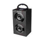 Supersonic Portable Speaker With Rechargeable Battery With USB/SD/AUX &amp; FM Radio Disco Lights