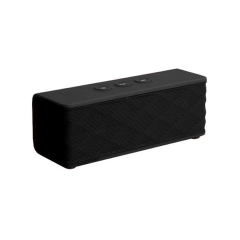 Supersonic Portable Bluetooth Rechargeable Speaker- Black
