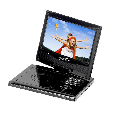 Supersonic 9" Portable DVD Player with Swivel Display