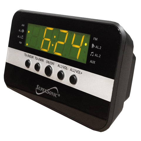 Supersonic Digital Alarm Clock Radio