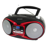 Supersonic Portable Mp3/Cd Player With Usb/Aux Input &amp; Am/Fm Radio