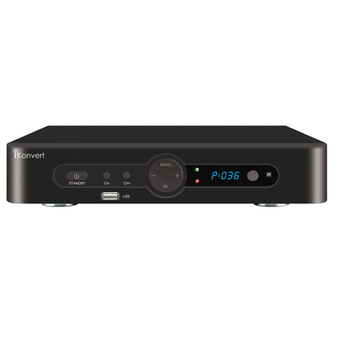 Supersonic iKonvert DTV Digital to Analog Converter Box with HDMI 1080P Out and USB Media Player