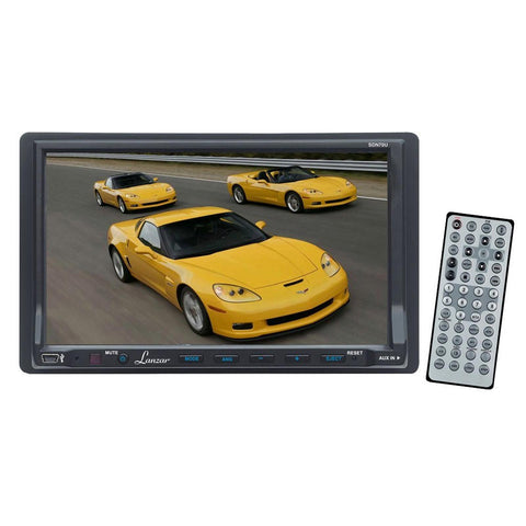 Lanzar  7'' Double Din TFT Touch Screen DVD/VCD/CD/MP3/MP4/CD-R/USB/SD-MMC Card Slot /AM/FM