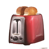 Brentwood 2 Slice Cool Touch Toaster ; Red and Stainless Steel