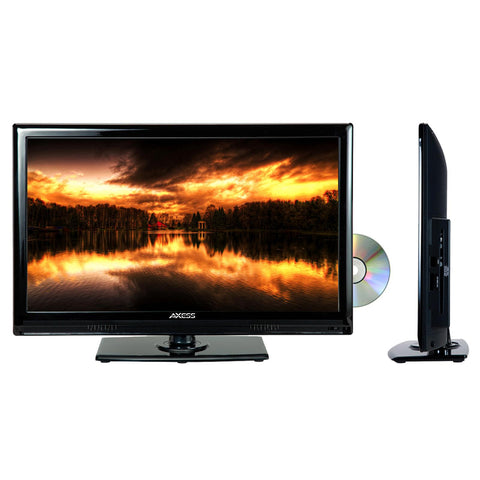 Axess 22" LED AC/DC TV with DVD Player Full HD with HDMI, SD card reader and USB