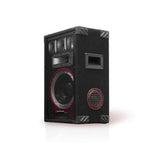 Technical Pro 8'' Six way Carpeted Cabinet Speaker With Steel Grill-Black