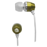 Zenex Stereo Earphones Ultimate Metal Solitaire- Green